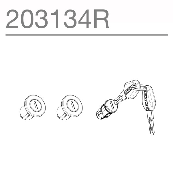 Shad Premium Lock And Black Key System Triple